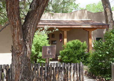 Ojo Caliente Adobehouse Porch | Ojo Spa Resorts - Ojo Caliente, Taos; Ojo Santa Fe, New Mexico