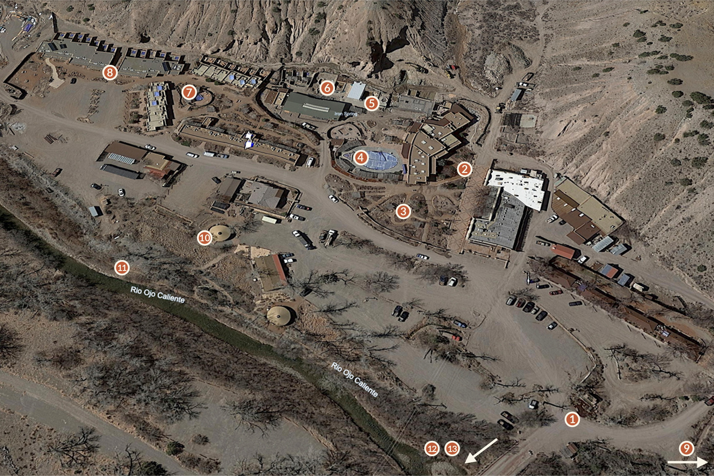 Virtual Tour Property Maps Oc | Ojo Spa Resorts - Ojo Caliente, Taos; Ojo Santa Fe, New Mexico